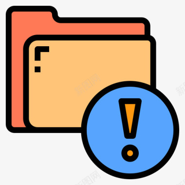文件夹文件夹和文档6线性颜色图标图标