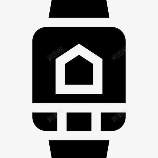 智能手表家庭自动化15填充图标svg_新图网 https://ixintu.com 填充 家庭自动化15 智能手表