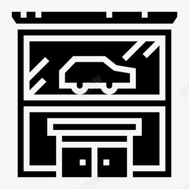 汽车中心服务运输图标图标