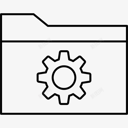 文件夹存档配置图标svg_新图网 https://ixintu.com 企业 图标 存档 文件夹 目录 设置 财务 配置