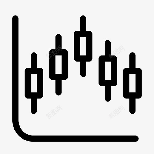 信息图表条形图业务图标svg_新图网 https://ixintu.com 业务 信息图表 图表 条形图 线条