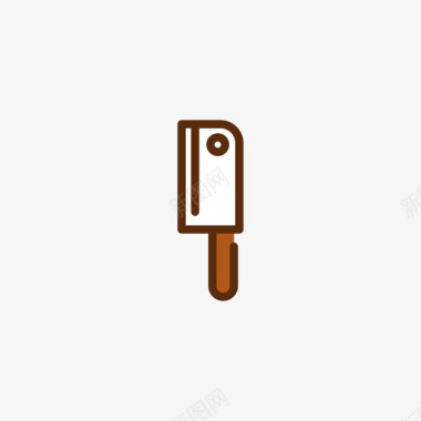 刀烧烤和烧烤2线性颜色图标图标