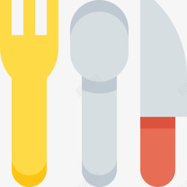 餐具烹饪食品和饮料2扁平图标图标