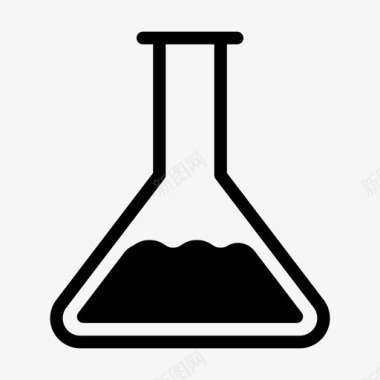 烧瓶教育漏斗图标图标
