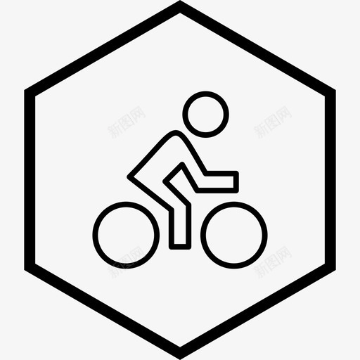 骑自行车铁人三项运动和游戏图标svg_新图网 https://ixintu.com 游戏 自行车 运动 铁人三项