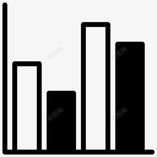 统计分析柱状图图标svg_新图网 https://ixintu.com 分析 图表 柱状 研究 科学 统计