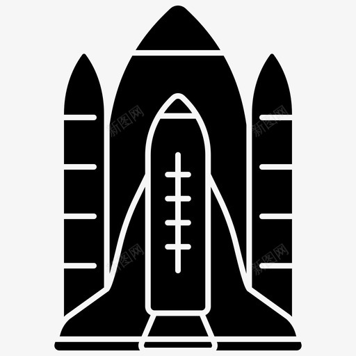 宇宙飞船发射火箭图标svg_新图网 https://ixintu.com 发射 宇宙飞船 火箭 车辆 运输 运输字形