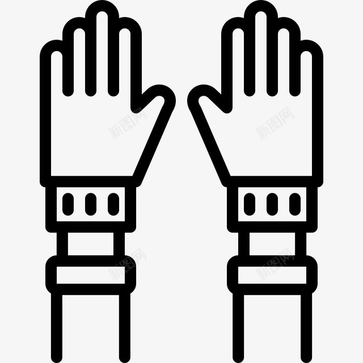 橡胶手套清洁75线性图标svg_新图网 https://ixintu.com 橡胶手套 清洁75 线性