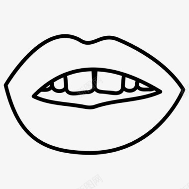 嘴人唇性感图标图标