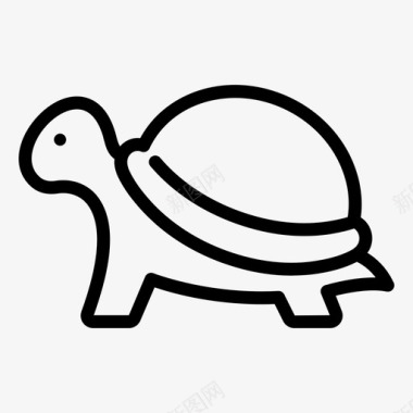 海龟动物宠物图标图标