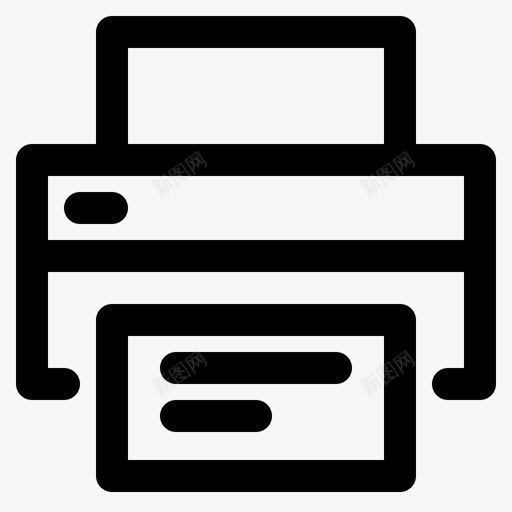打印机文档硬件图标svg_新图网 https://ixintu.com 多媒体 打印机 文档 硬件