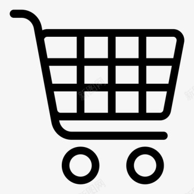 购物车网上商店电子商务图标图标