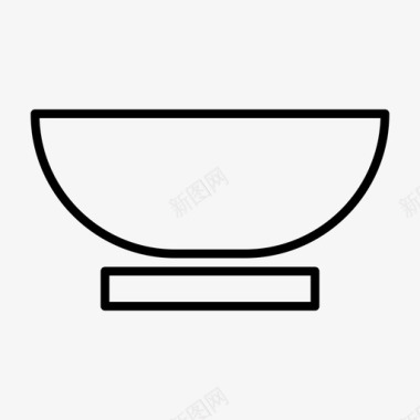 碗杯晚餐图标图标