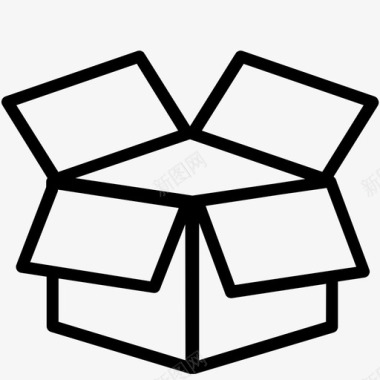 箱子纸板箱工具箱图标图标