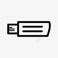 磁棒闪存驱动器磁盘便携式图标高清图片