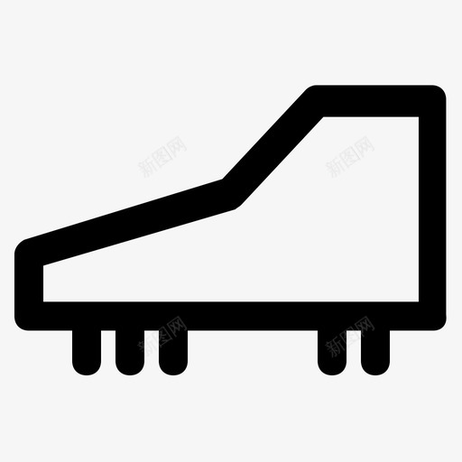 鞋鞋钉设备图标svg_新图网 https://ixintu.com 图标 设备 足球 运动 鞋钉