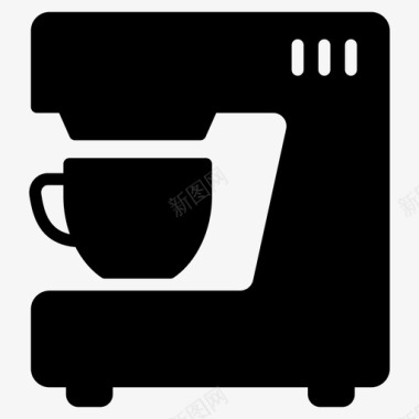 咖啡机电器杯子图标图标