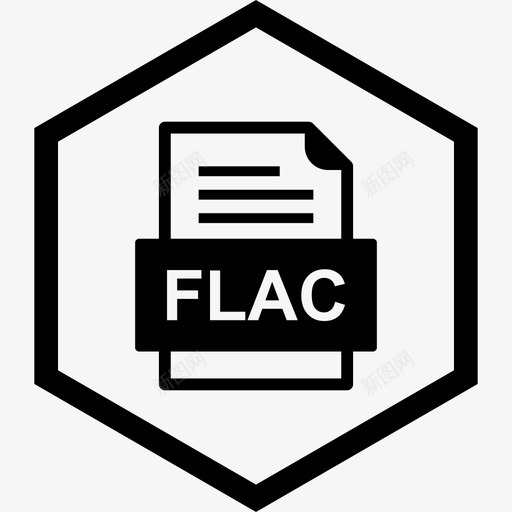 flac文件文件文件类型格式图标svg_新图网 https://ixintu.com 41种 flac 文件 格式 类型