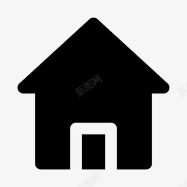 住宅地址建筑图标图标