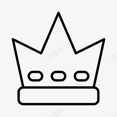 皇冠帽子头盔图标图标