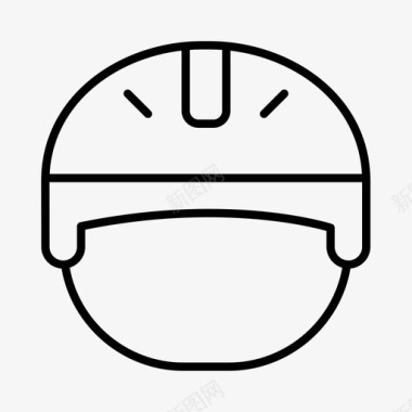 自行车头盔帽子头饰图标图标