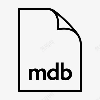 mdbaccess正式文件图标图标