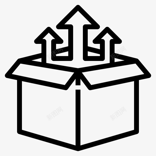 接线盒启动80线性图标svg_新图网 https://ixintu.com 启动 接线盒 线性