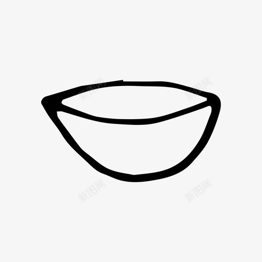 盘子玻璃厨房用具图标svg_新图网 https://ixintu.com 刀 厨房用具 玻璃 盘子