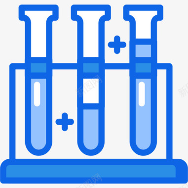 化学科学82蓝色图标图标