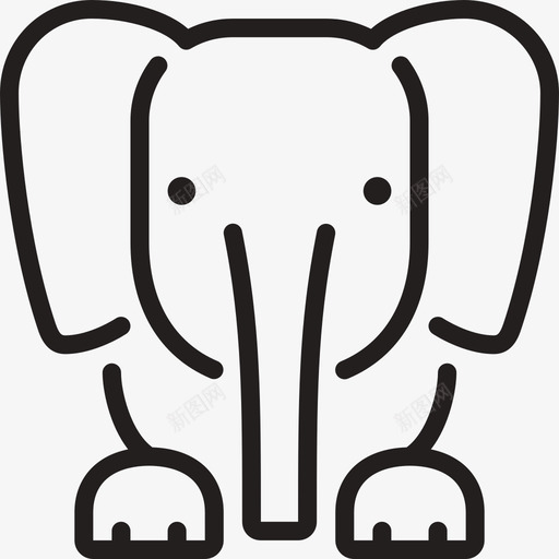 elephantsvg_新图网 https://ixintu.com elephant