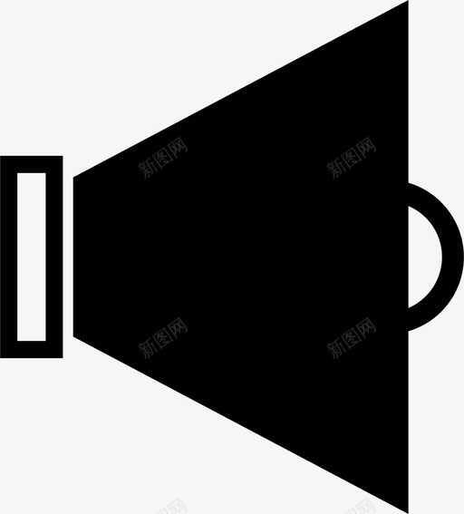 扬声器扩音器声音图标svg_新图网 https://ixintu.com 取消静音 声音 扩音器 扬声器 音量