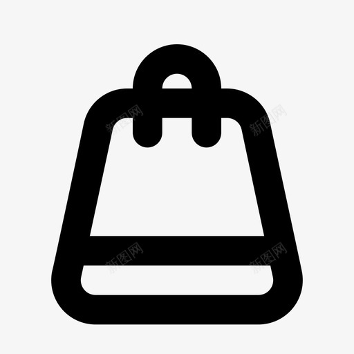 购物袋应用程序用户界面图标svg_新图网 https://ixintu.com 2行 应用程序 用户界面 购物袋