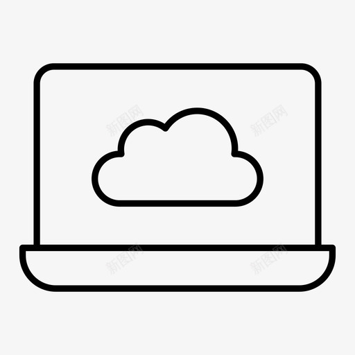 云数据库笔记本电脑图标svg_新图网 https://ixintu.com 2019 互联网 图标 存储 安全线 数据库 服务器 电脑 笔记本