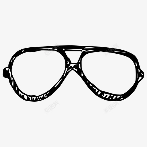 手绘眼镜款式太阳镜图标svg_新图网 https://ixintu.com 太阳镜 手绘 款式 眼镜 视觉