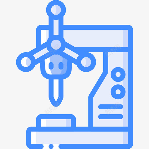 钻头制造27蓝色图标svg_新图网 https://ixintu.com 制造 蓝色 钻头