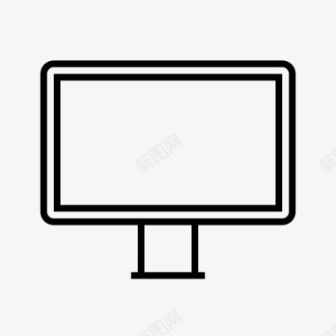 电影院显示器台式机mac图标图标