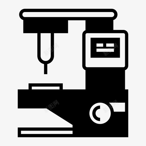 机械自动化硬件图标svg_新图网 https://ixintu.com 制造 机器人 机械 硬件 自动化