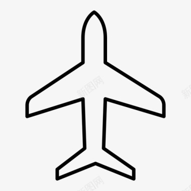 2019年飞机空中客车航班图标图标