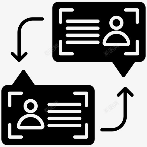 员工调动业务聊天雇佣流程图标svg_新图网 https://ixintu.com 业务 向量 员工 字形 广告 沟通 流程 网络 聊天 调动 雇佣