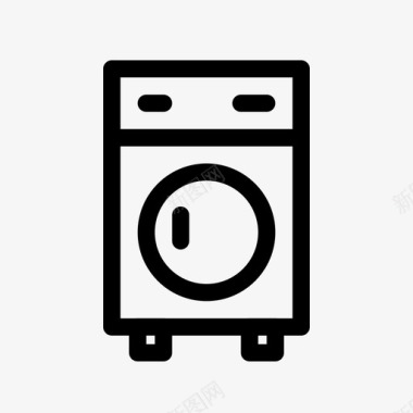 洗衣机电子产品概述图标图标