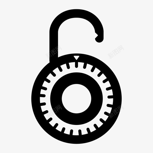 组合锁储物柜安全图标svg_新图网 https://ixintu.com 储物柜 安全 组合 解锁 钥匙
