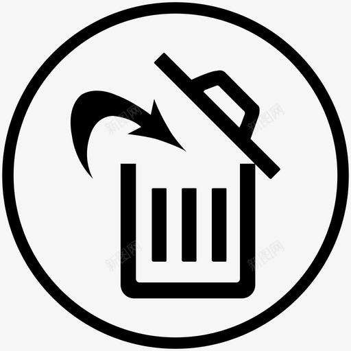 一键卸载APPsvg_新图网 https://ixintu.com 一键卸载APP 填充 扁平 简约 单色