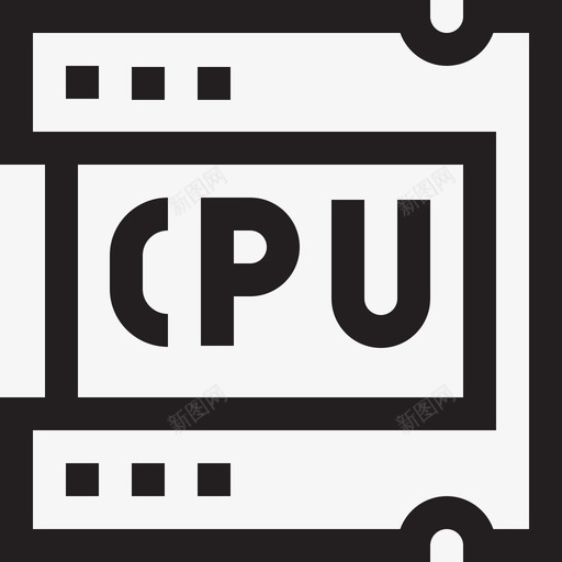 Cpu媒体技术20线性图标svg_新图网 https://ixintu.com Cpu 媒体技术20 线性
