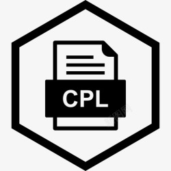 CPL文件格式cpl文件文件文件类型格式图标高清图片