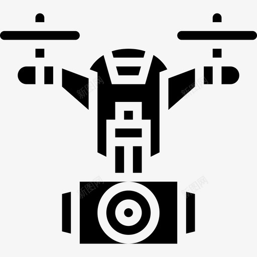 直升机人工智能46字形图标svg_新图网 https://ixintu.com 人工智能46 字形 直升机