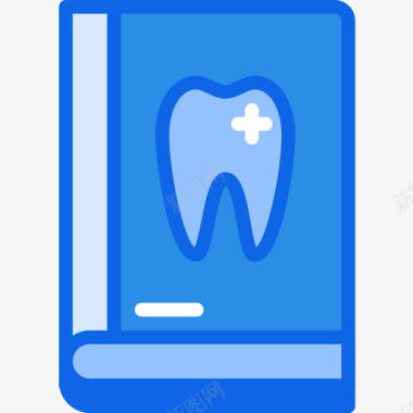 书牙科13蓝色图标图标