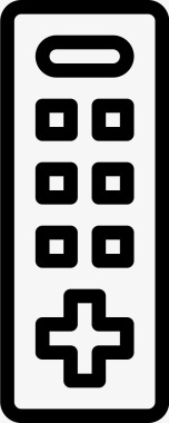 遥控器多媒体62线性图标图标