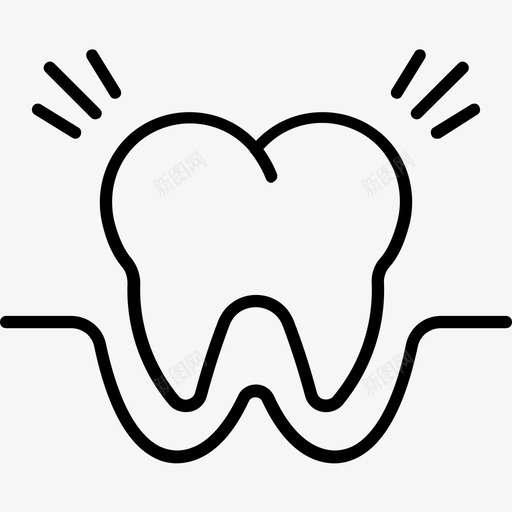 牙齿牙科健康图标svg_新图网 https://ixintu.com 健康 口腔 牙科 牙齿 美白
