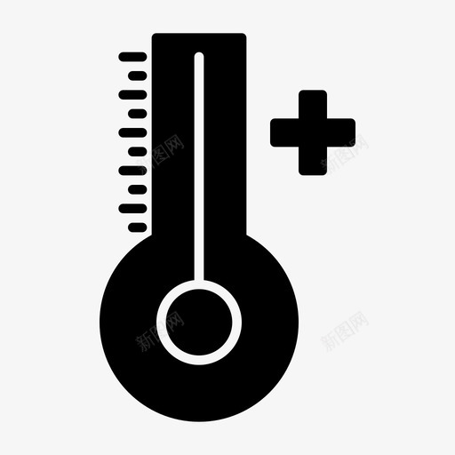 温度计热测量温度图标svg_新图网 https://ixintu.com 1字形 假日 天气 测量 温度 温度计