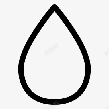 水滴血滴图标图标